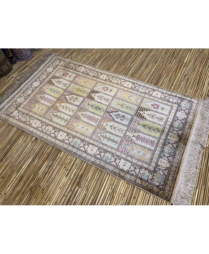 Handmade Turkish Kayseri  Original Silk Carpet – FREE SHIPPING..!